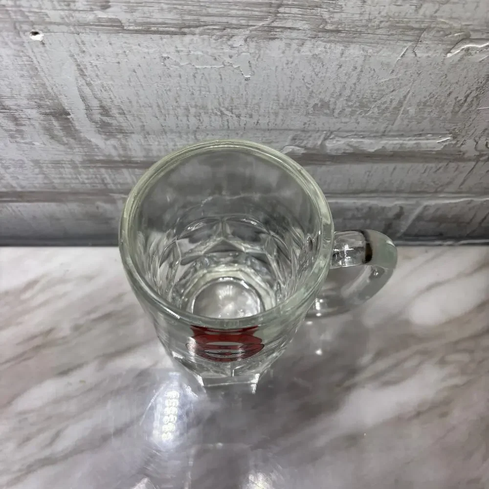 Vintage A&W Root Beer Heavy Glass Mug Bullseye Logo